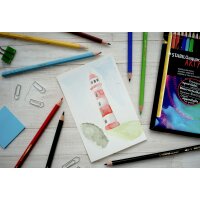 Aquarell-Buntstift aquacolor - 24er Karton-Etui ARTY