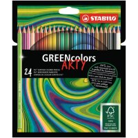 Buntstift GREENcolors - 24er Karton-Etui ARTY