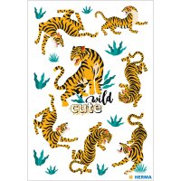 Schmuck-Etikett MAGIC - wilder Tiger