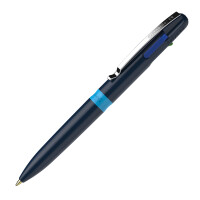 Vierfarb-Kugelschreiber Take 4 tiefblau