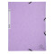 Eckspannmappe A4, 400 g/qm Karton - pastellviolett
