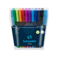 Kugelschreiber Vizz M 10er Etui, farbig sortiert
