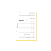 Rechnungsbuch 303, selbstdurchschreibend, A6, 2x40 Blatt