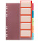 Register A4 PP farb.1-5 m. Indextasche