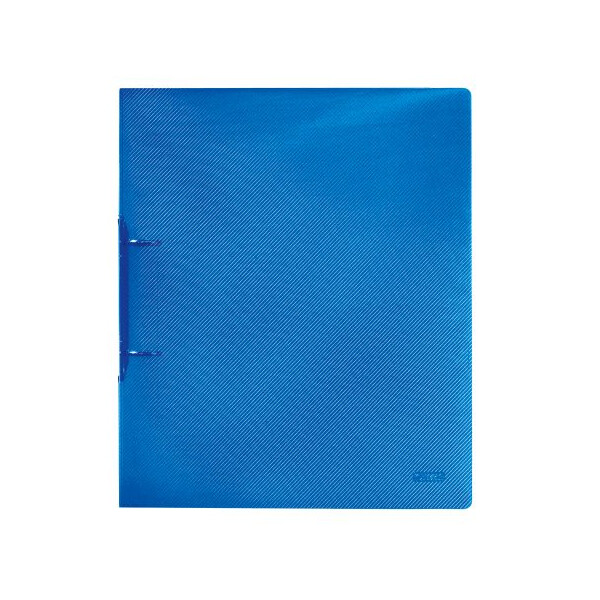 Ringbuch A4 PP 2-Ring transluzent 3cm 2-Ring 25 mm - blau