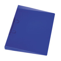 Ringbuch A4 PP 2-Ring transluzent blau 4cm,...