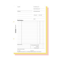 Rechnungsbuch 307, selbstdurchschreibend, A5 hoch, 3x40 Blatt