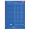 Kassenabrechnungsbuch 502, Karton, blau, A4, 2x50 Blatt