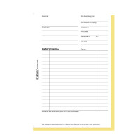 Lieferscheinbuch 204, selbstdurchschreibend, A5, 2x40 Blatt, 4er Packung