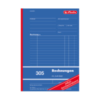 Rechnungsbuch 305, selbstdurchschreibend, A5 hoch, 2x40 Blatt, 4er Packung