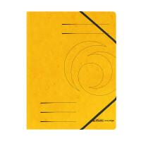 Eckspanner Quality-Karton A4 gelb