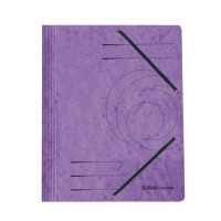 Einschlagmappe A4 Quality mit Gummizug violett,...