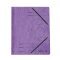 Einschlagmappe A4 Quality mit Gummizug violett, Quality-Karton, 355 g/qm