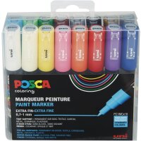 Markers POSCA PC-1MC extra-fine bullet tip 0.7 mm - set of 16
