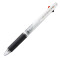 3-Farb-Kugelschreiber Uni-Ball Jetstream 3 0,5 mm - Schaftfarbe: weiß