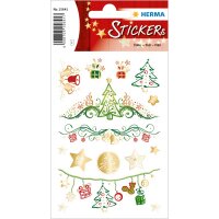 Schmuck-Etikett CREATIVE - Weihnachtsträume (Folie)