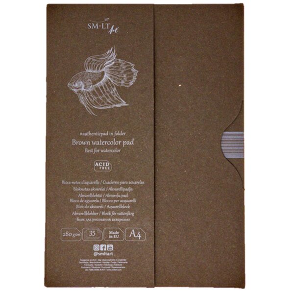 Skizzenblock Authentic A4 - 30 Blatt, 280g/m² - Aquarell...