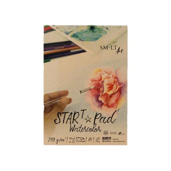 Aquarellblock START A5, 20 Blatt, 240g/m²