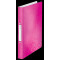 Ringbuch WOW PP, A4, 2-Ring, Rücken 25mm - pink-metallic