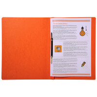 Schnellhefter A4 Karton 355 g/qm bedruckt - orange