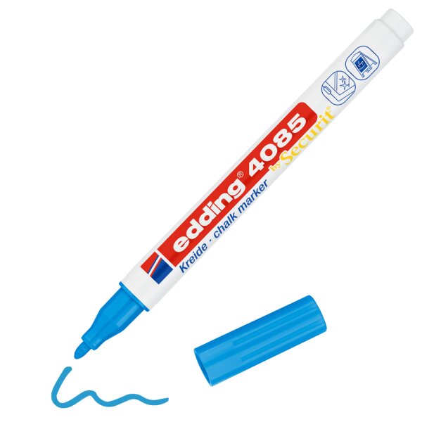 Kreidemarker e-4085 Rundspitze 1-2mm - hellblau