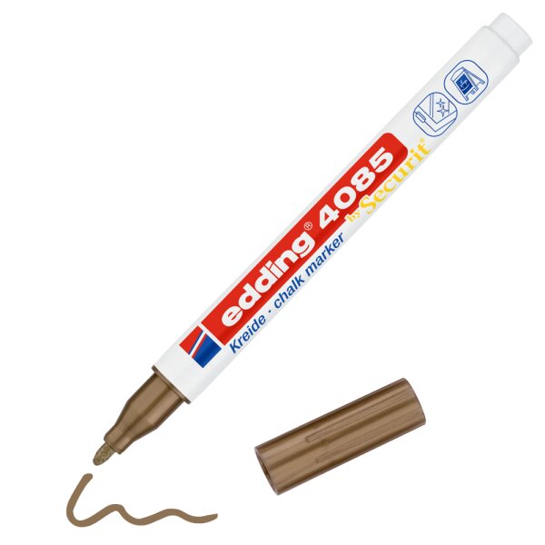 Kreidemarker e-4085 Rundspitze 1-2mm - kupfer
