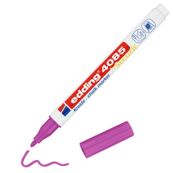 Kreidemarker e-4085 Rundspitze 1-2mm - himbeer