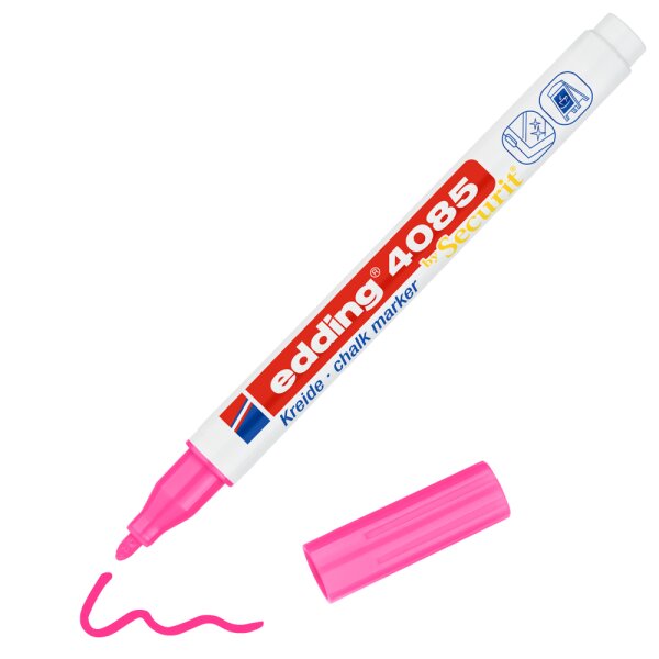 Kreidemarker e-4085 Rundspitze 1-2mm - neonpink