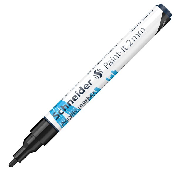 Acrylmarker Paint-It 310 Rundspitze 2mm - schwarz