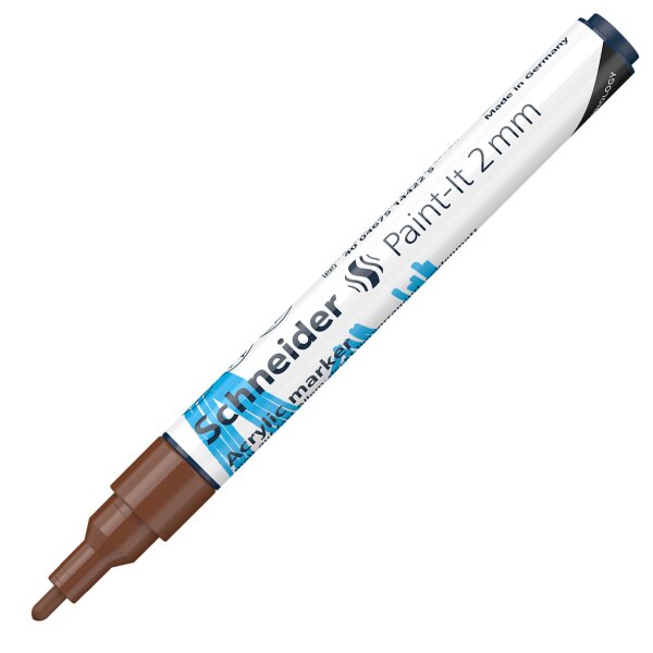 Acrylmarker Paint-It 310 Rundspitze 2mm - braun
