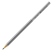 Bleistift GRIP 2001 silbergrau - 2B