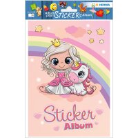 Stickeralbum A5 hoch - Prinzessin Sweetie