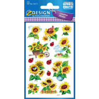 Z-Design Sticker Sonnenblumen & Marienkäfer -...