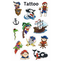 Z-Design Kids Tattoos Piraten