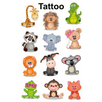 KID Tattoos Tiere, Inhalt: 1 Bogen