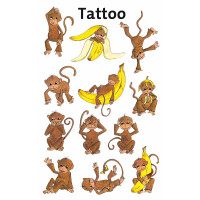 KID Tattoos Affe, Inhalt: 1 Bogen, Affe