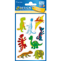 KID Glitter Sticker Dinosaurier, Inhalt: 1 Bogen