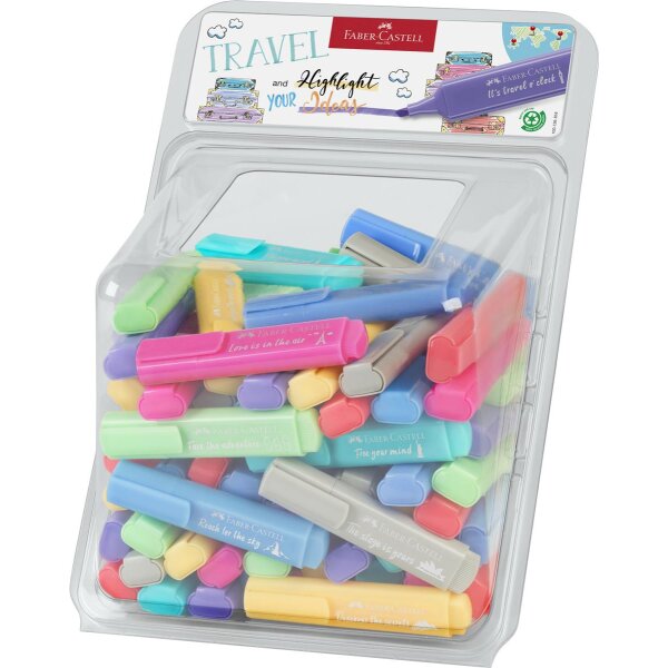 Textliner 1546 Pastell Promo Print - 100er Display farbig...