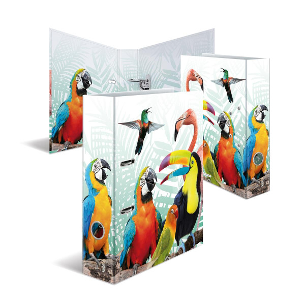 Motiv-Ordner A4 Sortiment Exotische Tiere - Papagei