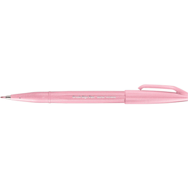 Kalligrafiestift Sign Pen Brush Pinselspitze: 0,2 - 2,0mm - blassrosa