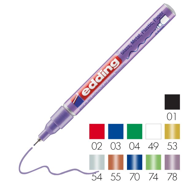Gloss paint marker 780 CR bullet tip approx. 0,8mm