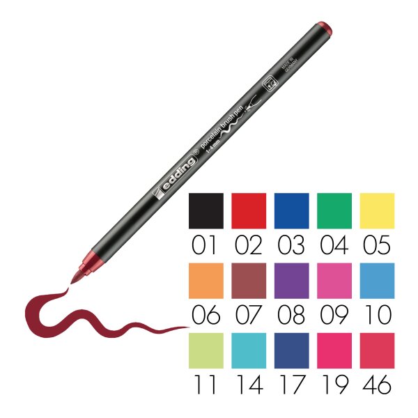 Porcelain brush pen 4200 1-4mm