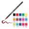 Porzellan Pinselstift 4200 1-4 mm - 15 Farben