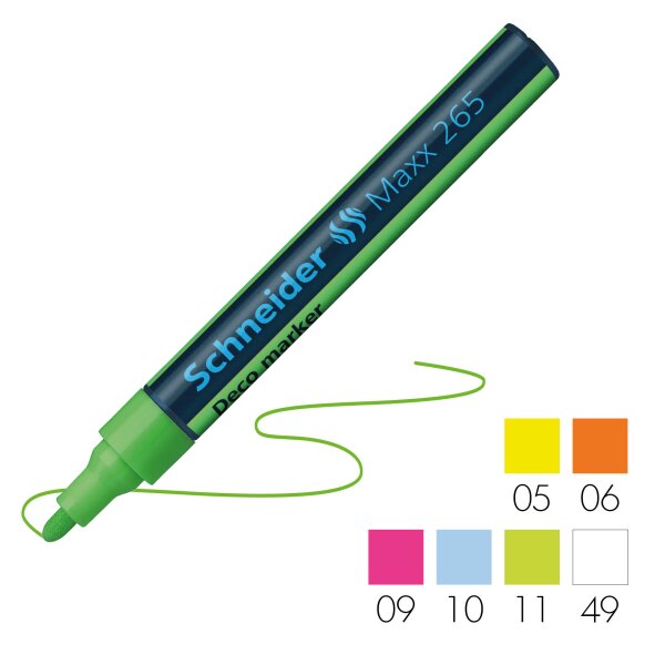 Kreidemarker Maxx 265 Rundspitze 2-3mm