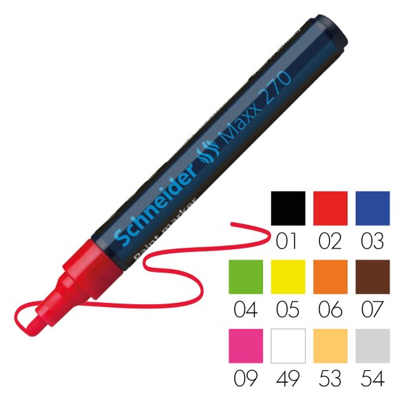 Lackmarker Maxx 270 Rundspitze 1-3mm
