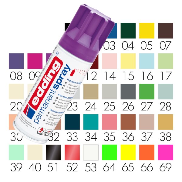 Spray permanent 200ml - toutes les couleurs