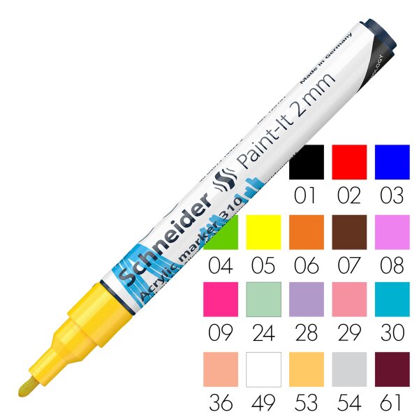 Acrylmarker Paint-It 310 - alle Farben