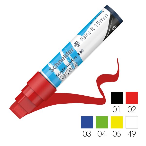 Acrylmarker Paint-It 330 - Alle Farben