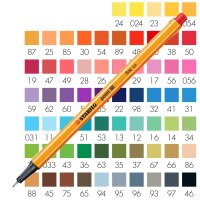 Fineliner point 88 0,4mm - alle Varianten