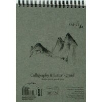 Spiralblock Authentic A5 - Calligraphy & Lettering Papier, 50 Blatt, 100 g/qm